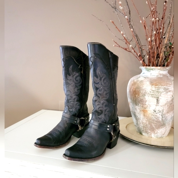 Frye Shoes - Frye Lily Harness Tall Boots